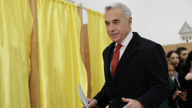 El ganador de las elecciones rumanas Călin Georgescu.