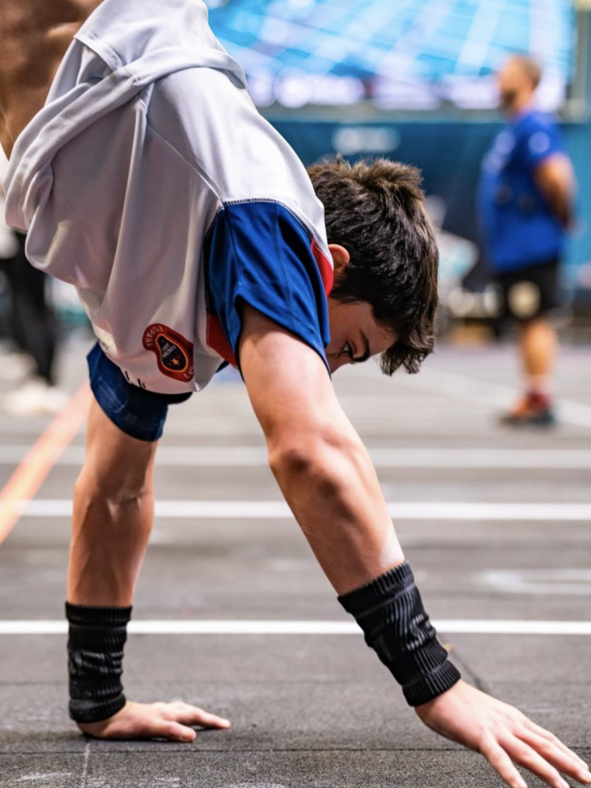 Javier Gómez Troncoso durante una prueba en el Campeonato.