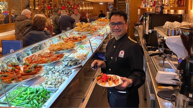 A Taberna do Bispo, el templo del tapeo en Santiago de Compostela.