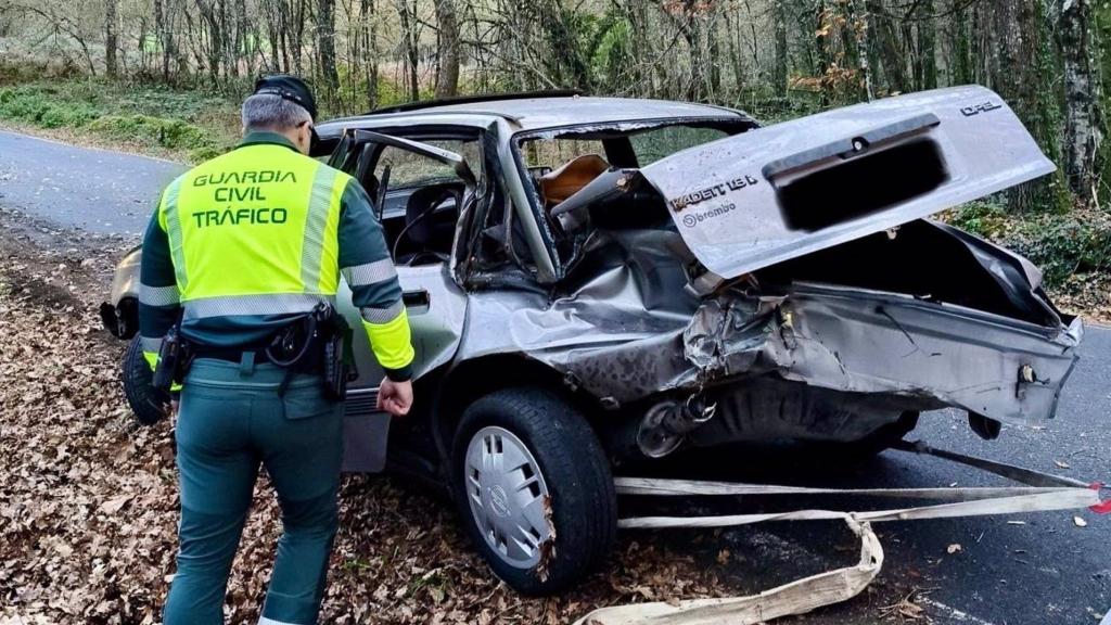 Accidente en Amoeiro (Ourense)