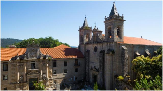 Monasterio de Santo Estevo de Ribas de Sil, en Nogueira de Ramuín