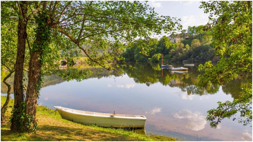 El río Lonia, en O Pereiro de Aguiar