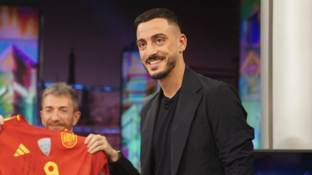 Joselu, durante su entrevista en 'El Hormiguero'