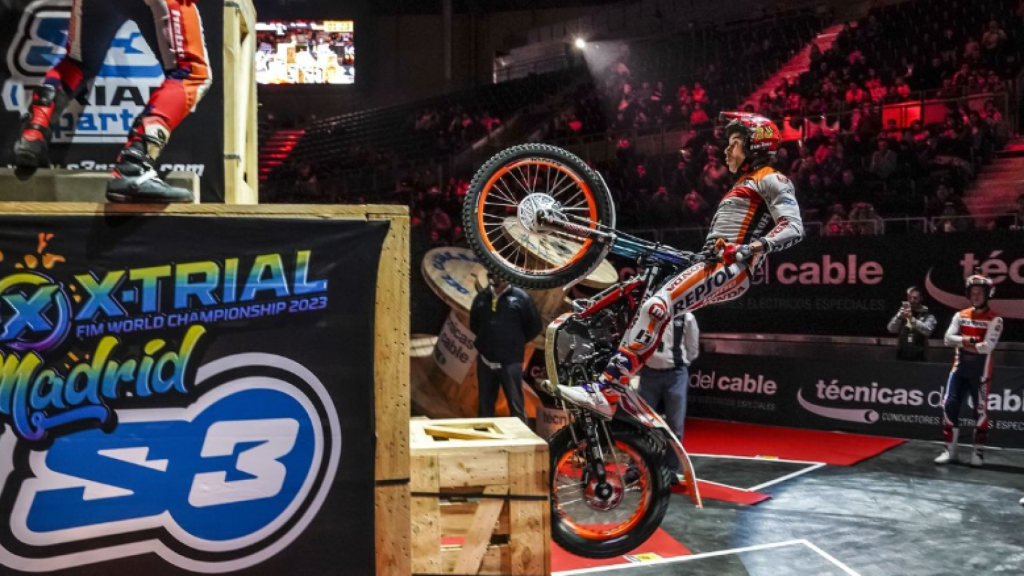 Toni Bou en X-Trial Madrid.