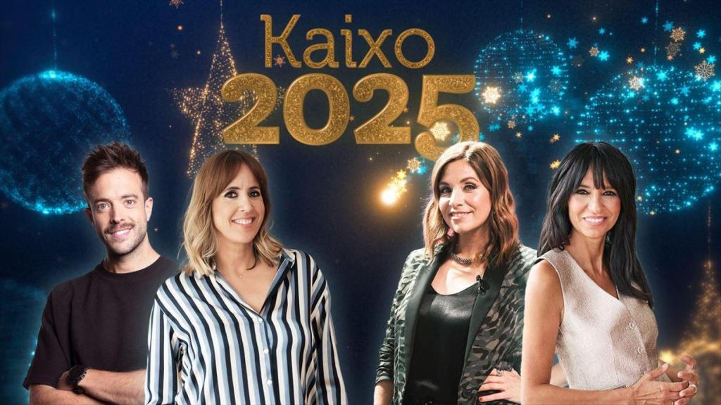 Imagen de los presentadores de 'Kaixo 2025' de EITB.