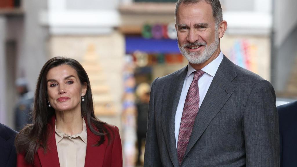 Los reyes de España, Felipe VI y Letizia, en un evento público en Cuenca, el pasado día 19.