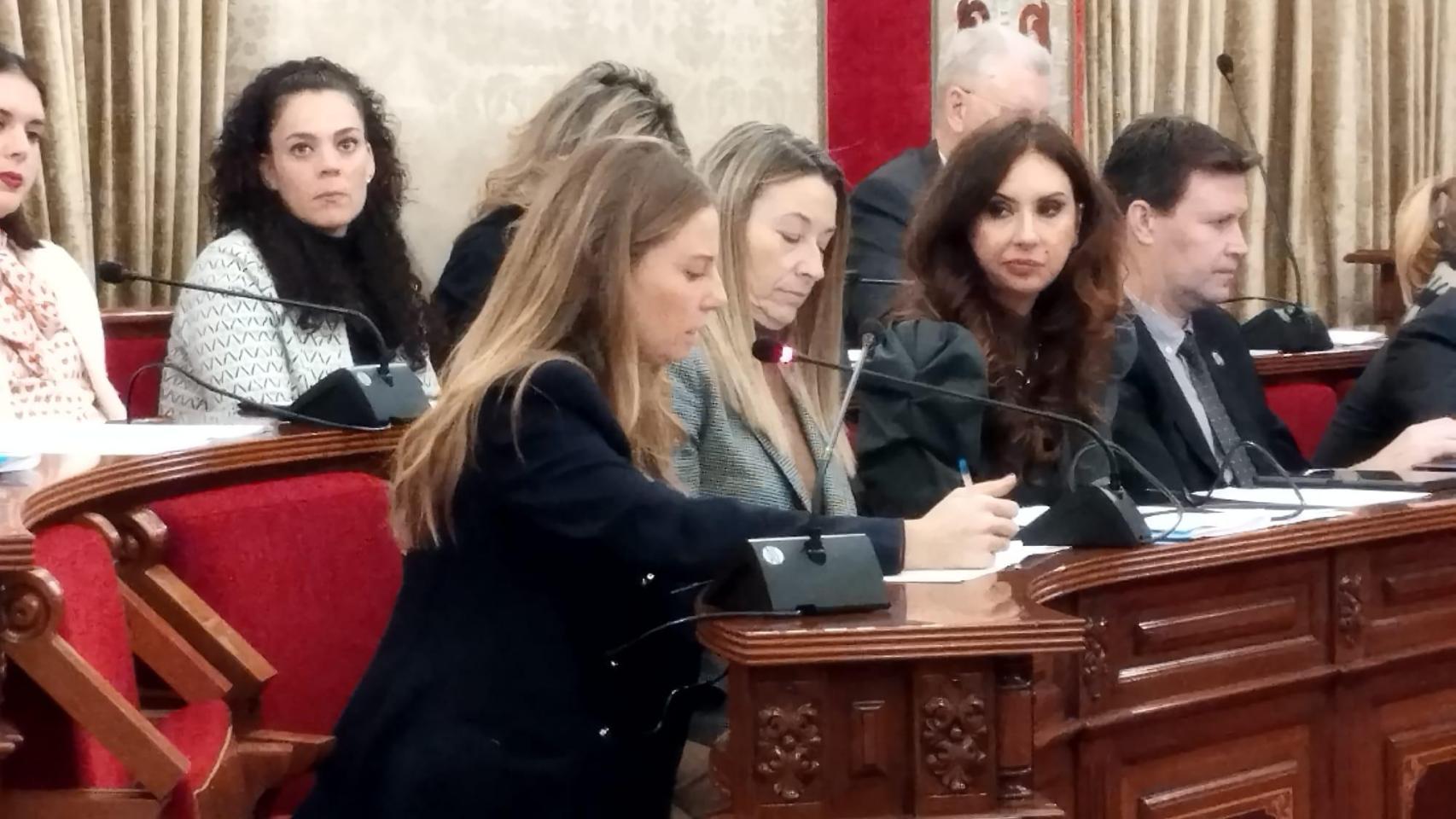 La concejala de Urbanismo, Rocío Gómez, en el Pleno de este jueves en Alicante.