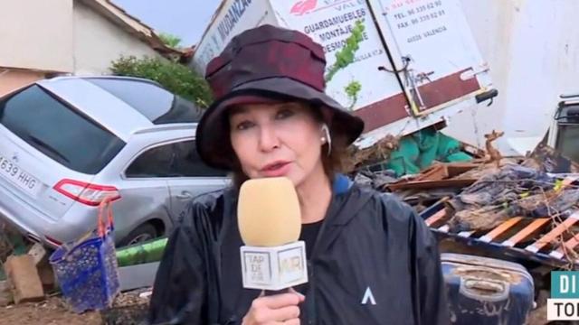 Ana Rosa Quintana en la cobertura especial de la DANA de Telecinco.