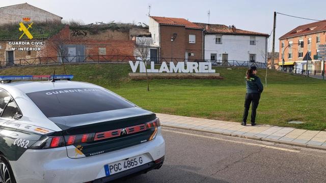 Guardia Civil en el municipio de Villamuriel