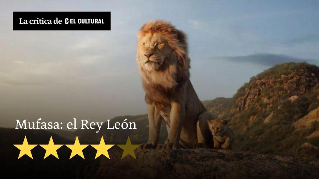 Un fotograma de la película 'Mufasa: el rey león'