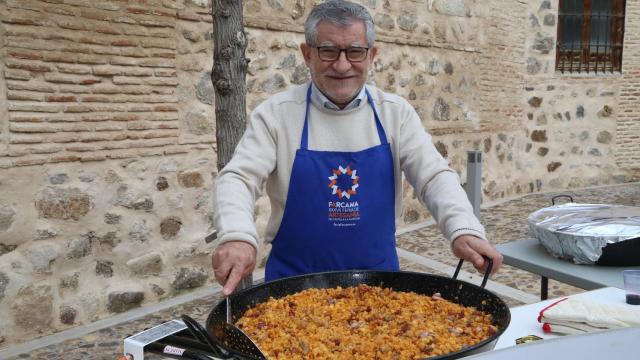 Ángel Felpeto en las migas navideñas de 2018.