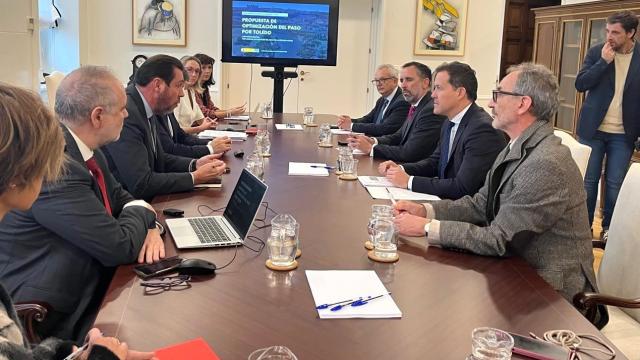 Un momento de la reunión celebrada este jueves en el Ministerio.