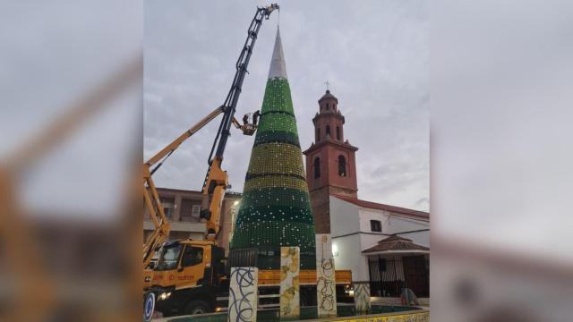 Árbol de croché de Cazalegas (Toledo).