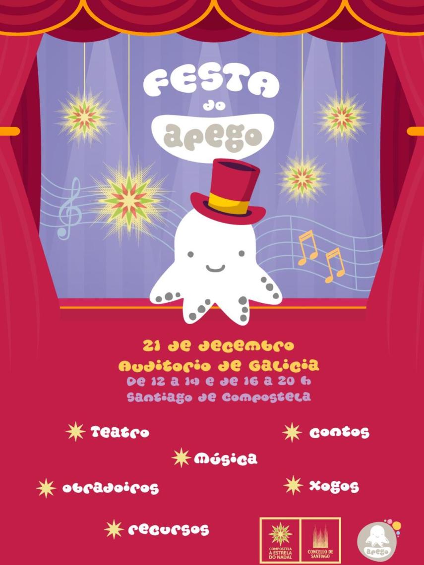 Cartel de la 'Festa do Apego'.