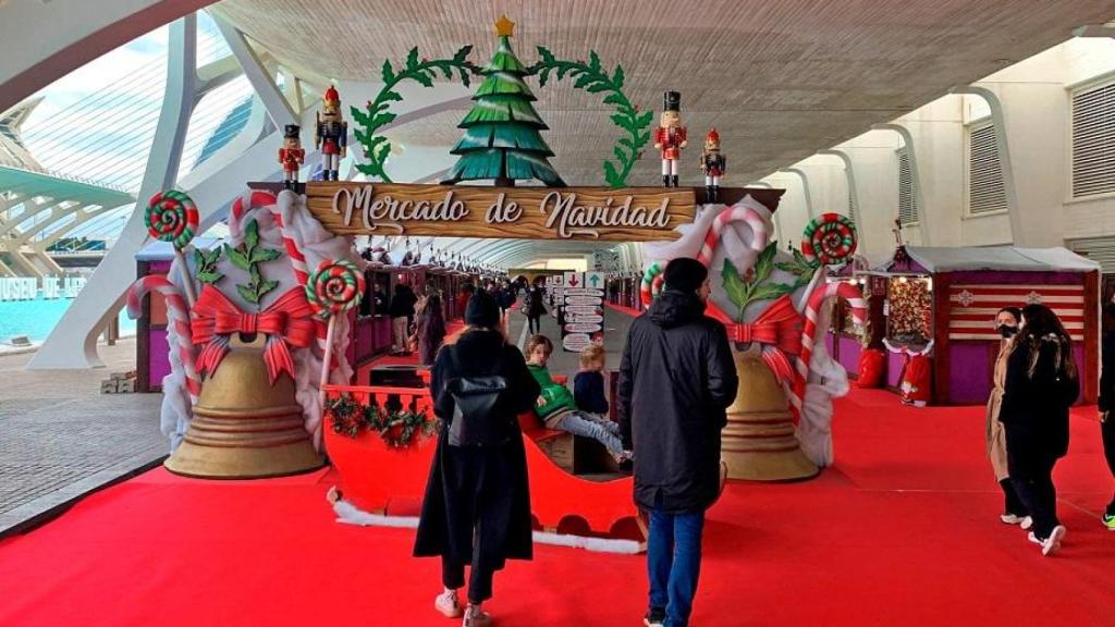 Mercado navideño en una pasada edición. Balconet