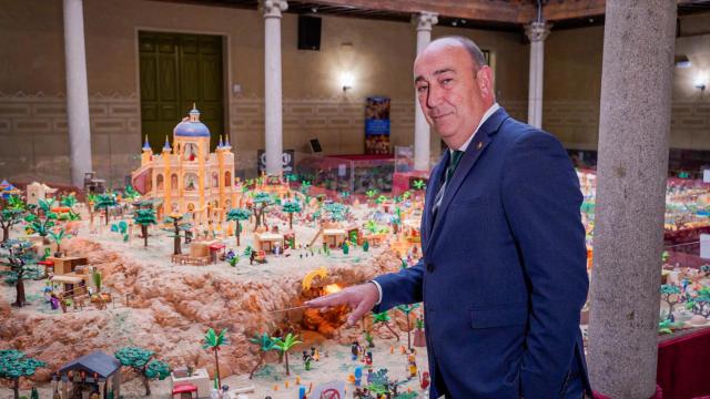 El presidente de la Diputación de Segovia, Miguel Ángel de Vicente, felicita la Navidad