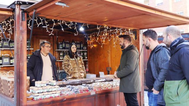 Inauguración del mercado navideño de Zamora