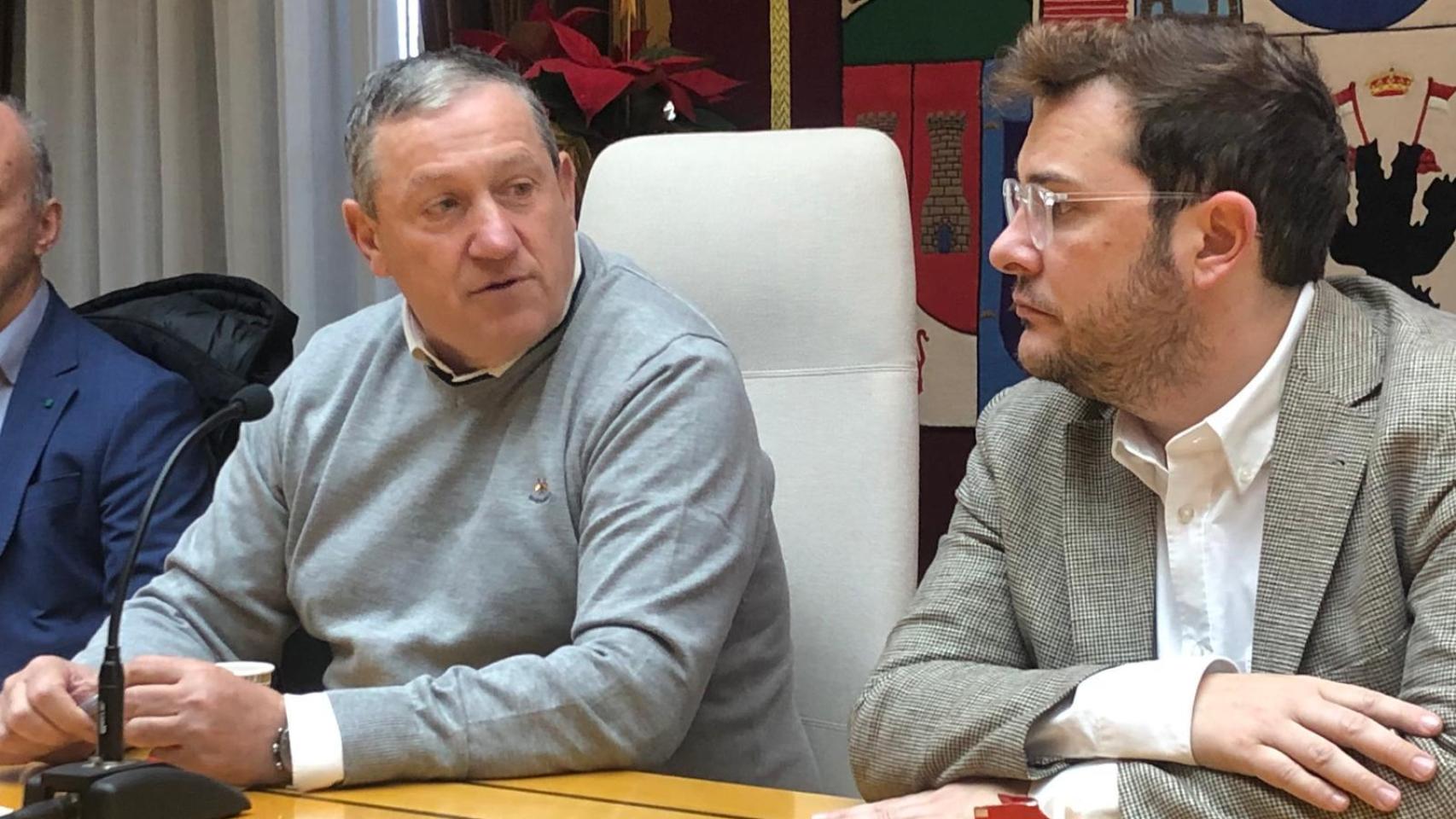 Javier Faúndez, presidente de la Diputación de Zamora, y Víctor López de la Parte, vicepresidente