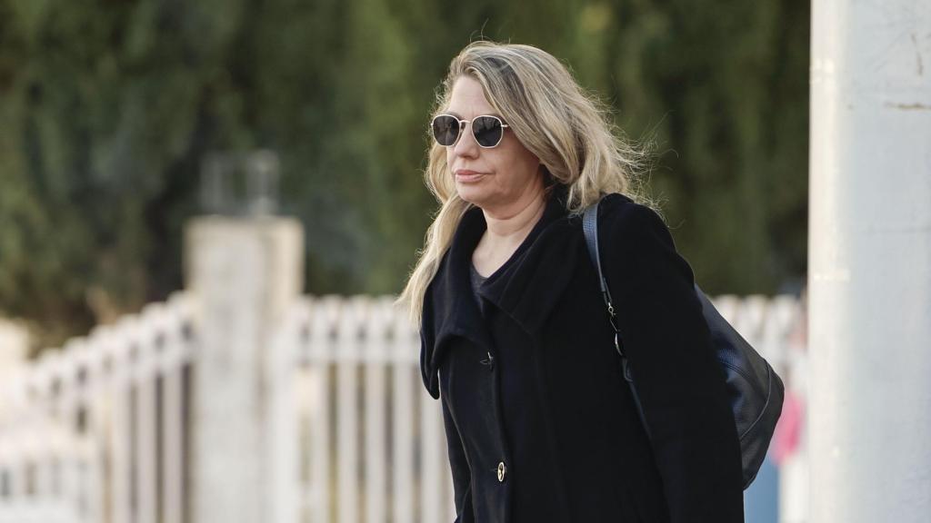 La asesora de Moncloa, Cristina Álvarez a su salida de los juzgados de Plaza Castilla.