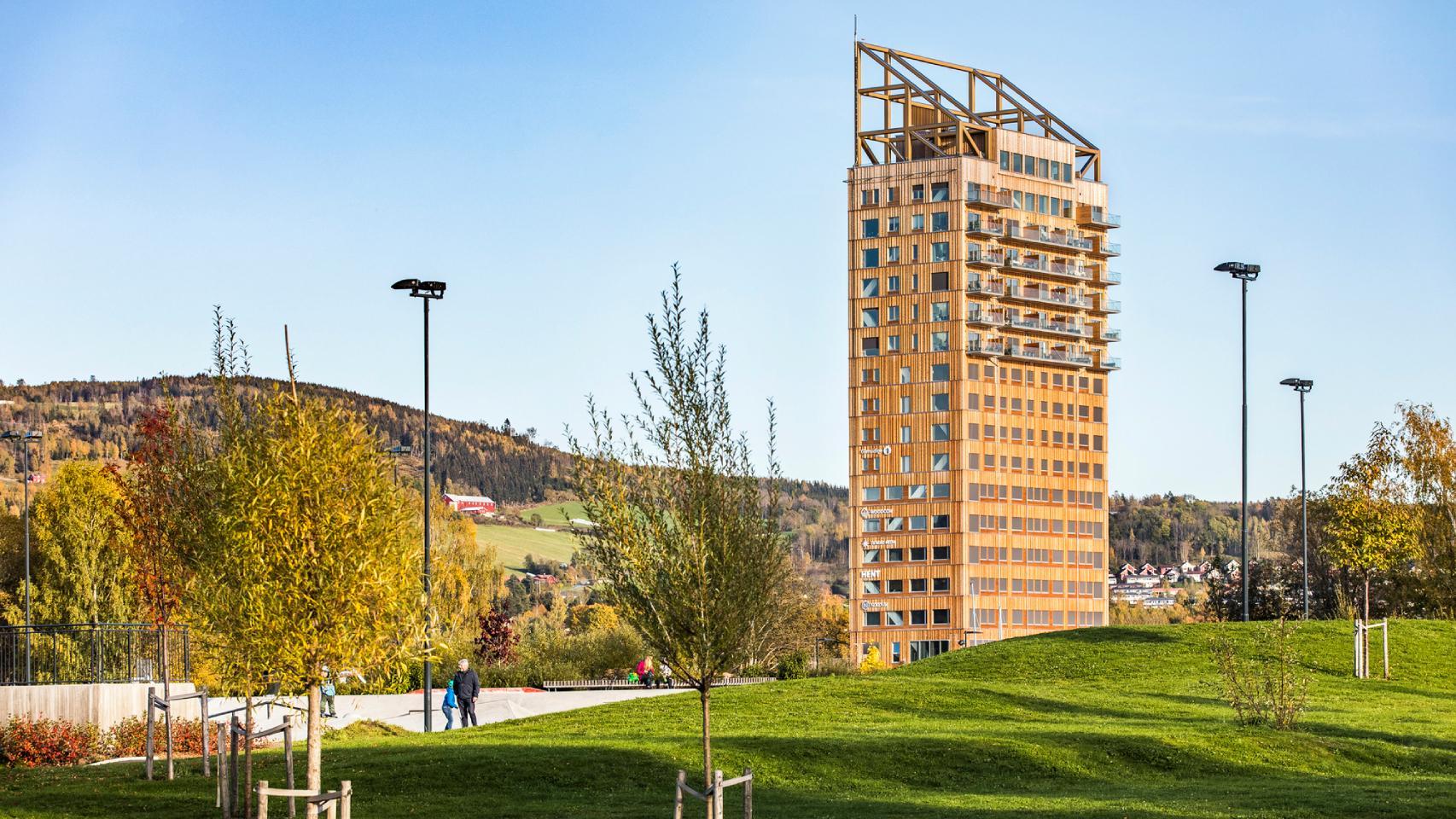 Mjøstårnet, uno de los edificios de madera más altos del mundo