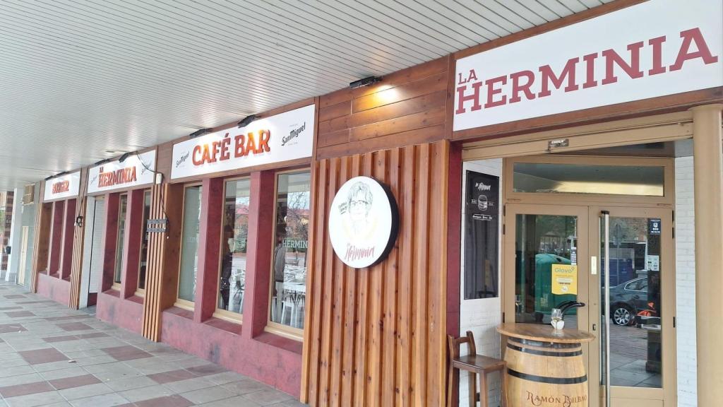 Exterior del Bar La Herminia en su nueva ubicación en Valladolid