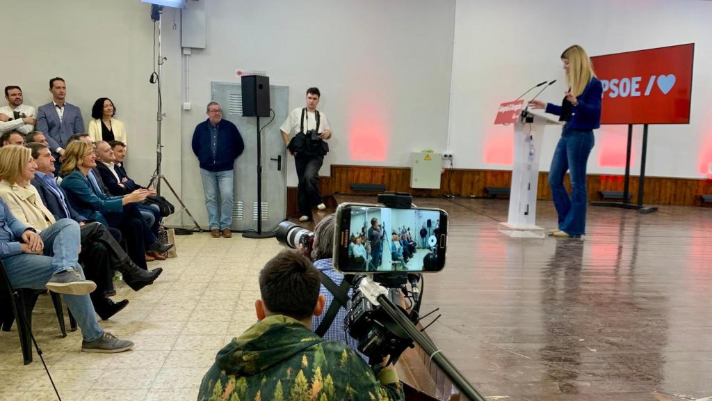 Los asistentes, en el pabellón municipal de La Zaida.