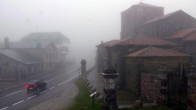 Niebla en las carreteras de Castilla y León