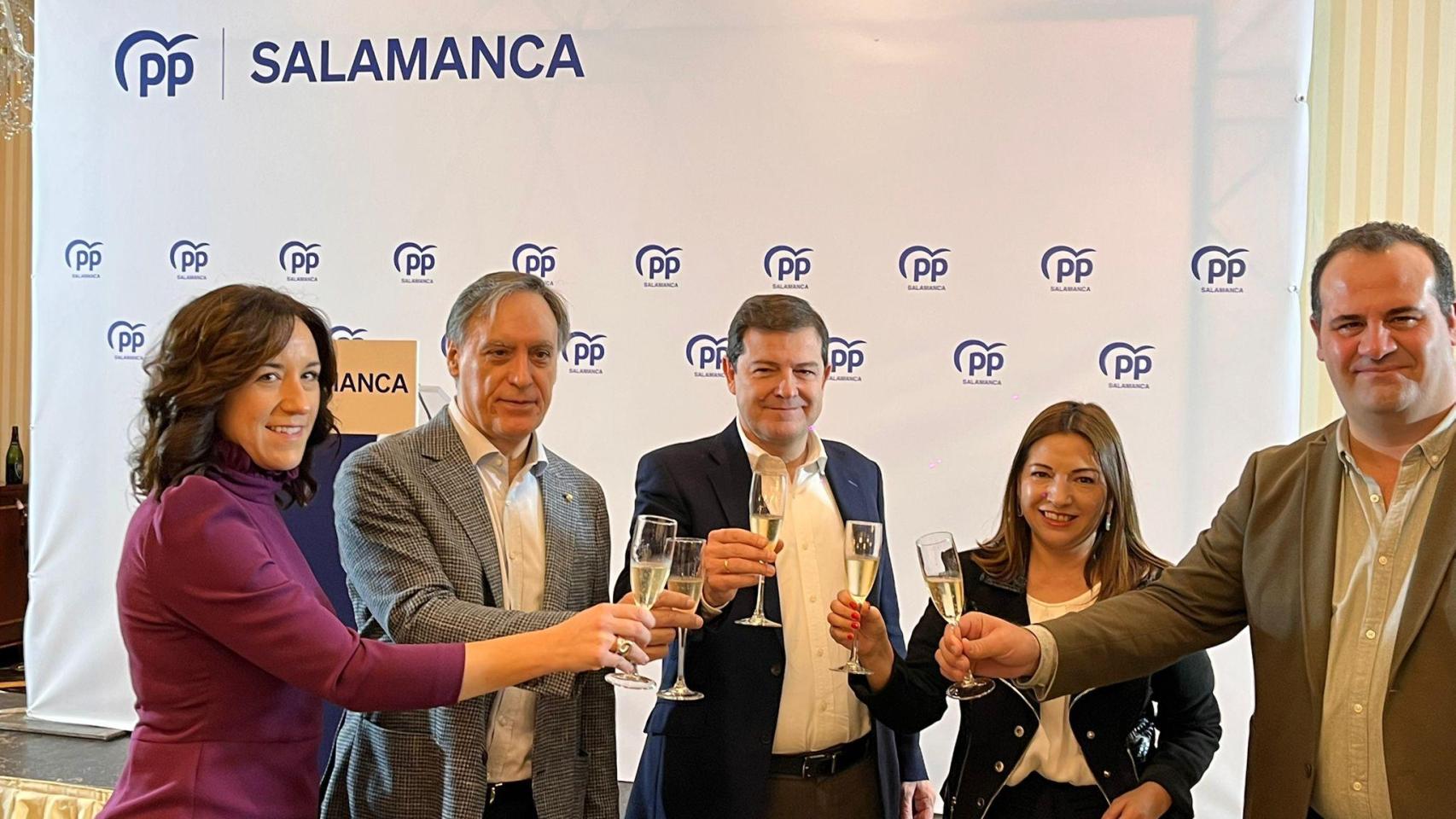 Comida del PP en el Hotel Alameda Palace de Salamanca con la presencia de Alfonso Fernández Mañueco