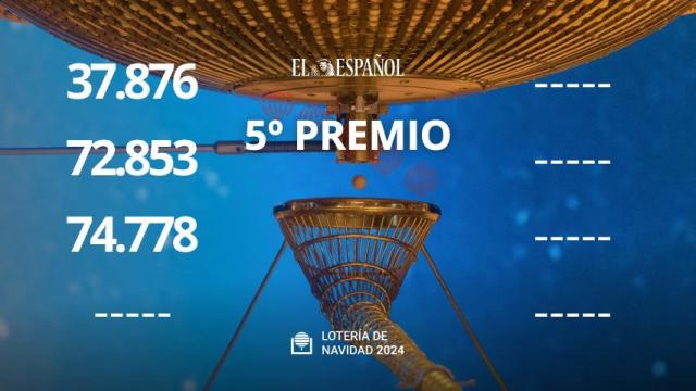 Quinto premio de la Lotería de Navidad 2024: Comprobar aquí los décimos en directo