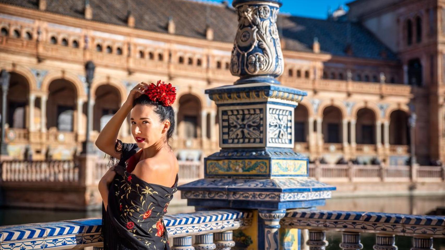 Mujer flamenca.