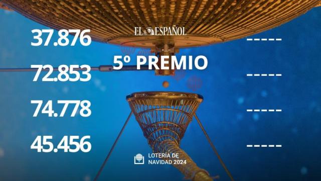 Quinto premio de la Lotería de Navidad 2024: Comprobar aquí los décimos en directo.