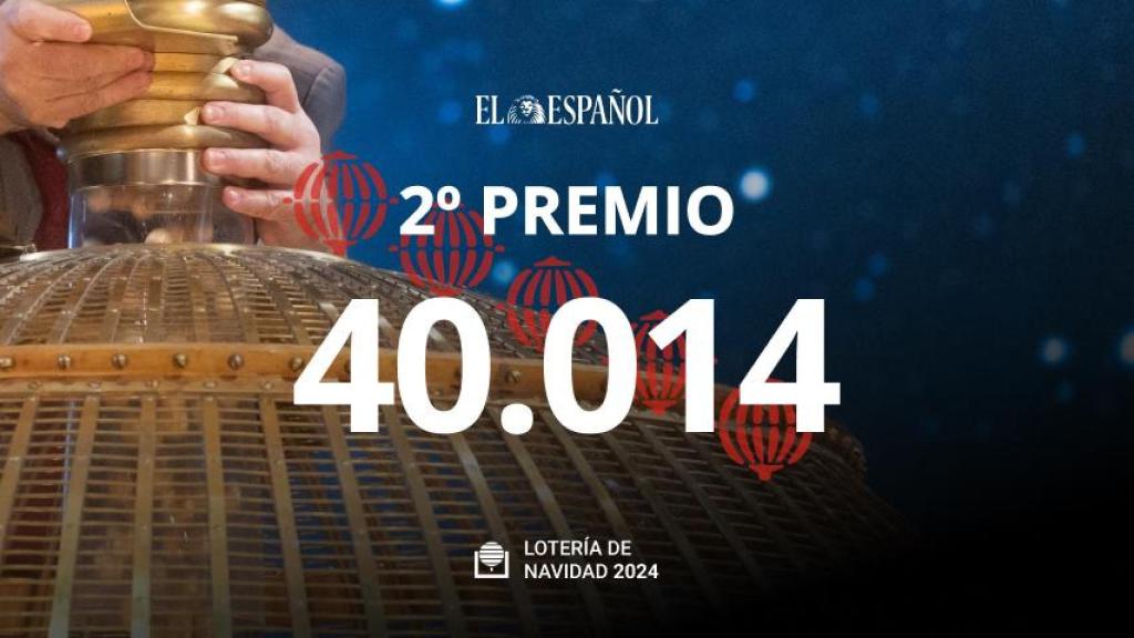 Segundo premio de Lotería de Navidad 2024, en directo: este es el número premiado y dónde ha tocado