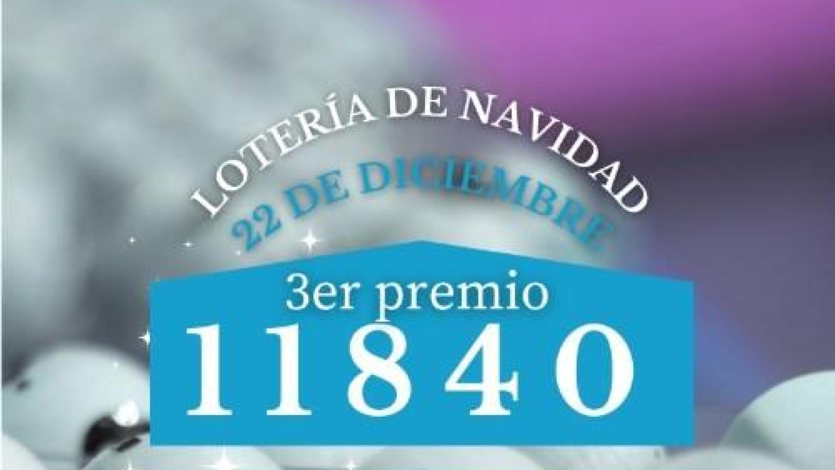 Málaga coge un pellizco del tercer premio de la Lotería de Navidad: el 11840