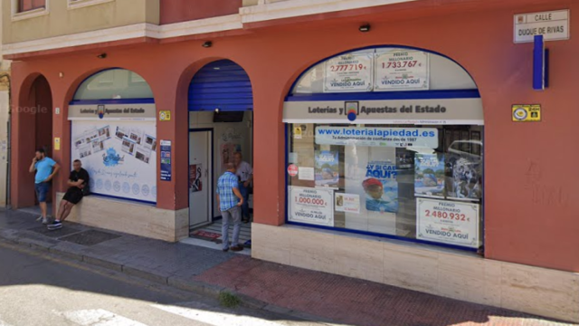 Administración de la calle Duque de Rivas, en Málaga.