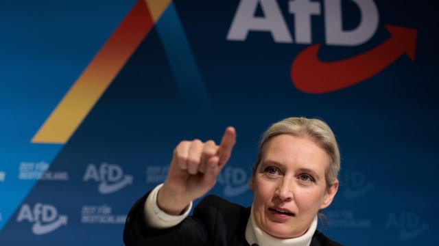 La candidata de Alternativa para Alemania en las próximas elecciones a la cancillería, Alice Weidel.