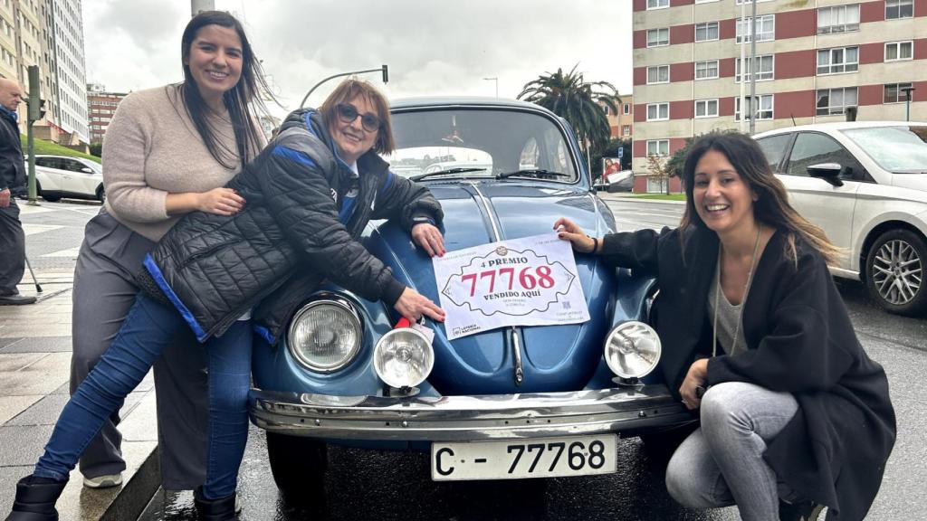 La agraciada de A Coruña con un cuarto premio de la Lotería de Navidad.