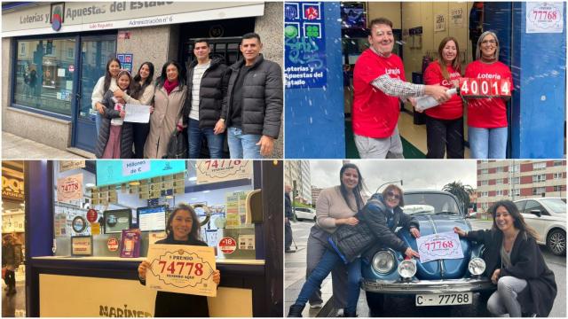 Terceros, cuartos y quintos premios en Galicia