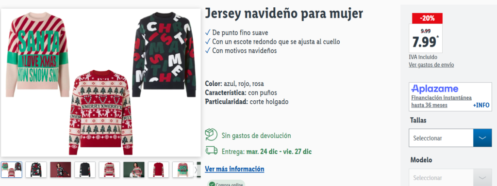 Jersey navideño.