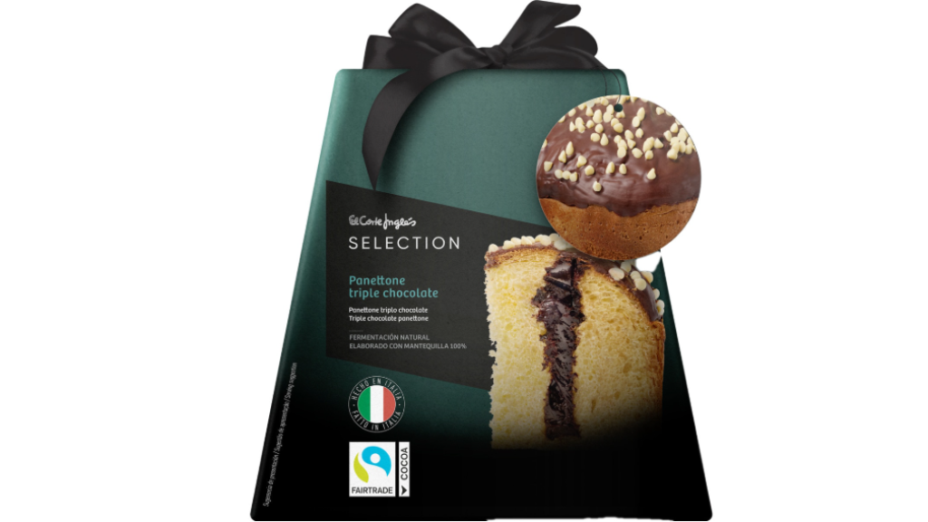 Panettone triple chocolate