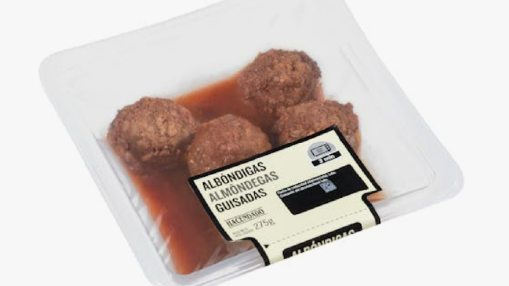 Albóndigas guisadas Hacendado.