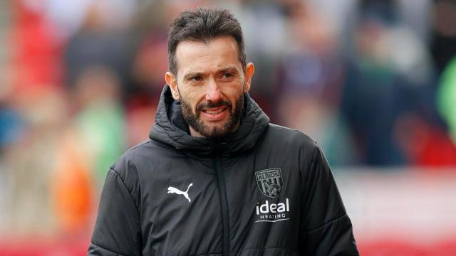 Carlos Corberán, entrenador del West Bromwich Albion