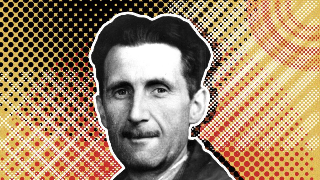 George Orwell. Diseño: Rubén Vique