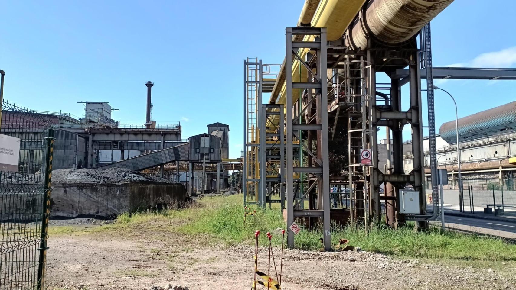 Planta de Veriña de ArcelorMittal, en Gijón.