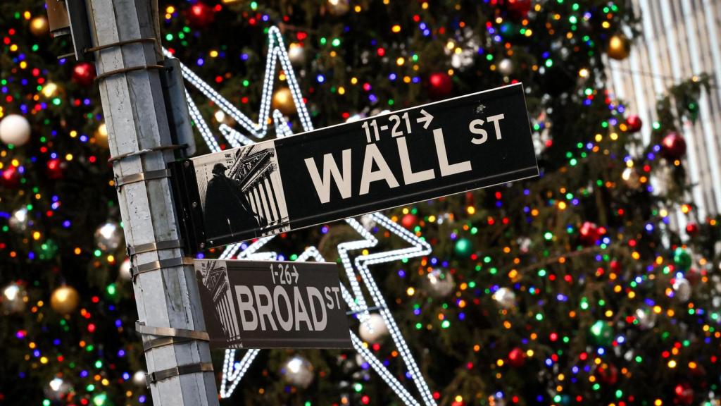 Wall Street en navidad.