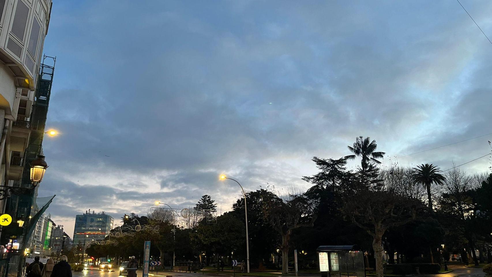 Nubes y claros en A Coruña