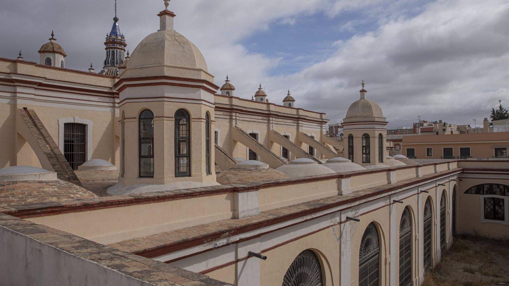 Tejados de la Fábrica de Artillería. En Sevilla