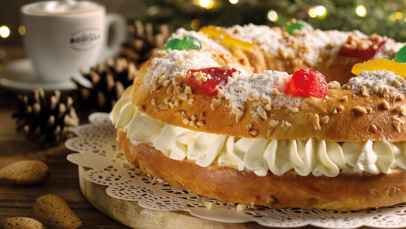 Un Roscón de Reyes.