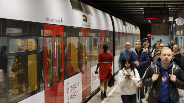 Metro de Valencia, imagen de archivo. Efe / Biel Aliño