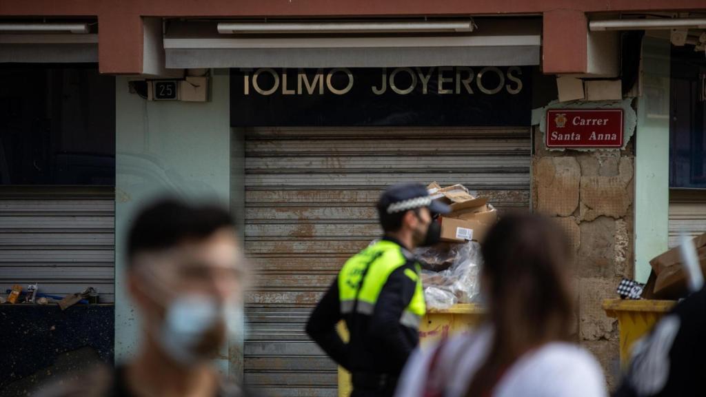 Comercio afectado por la DANA. Alejandro Martínez Vélez / Europa Press