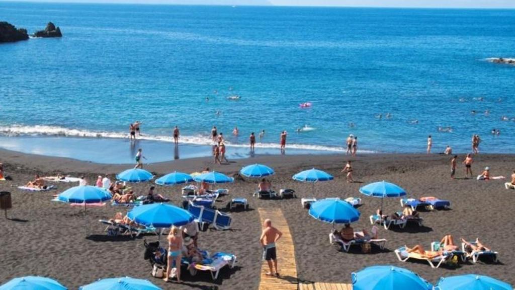 La playa de Canarias donde se ha grabado 'La Palma'.